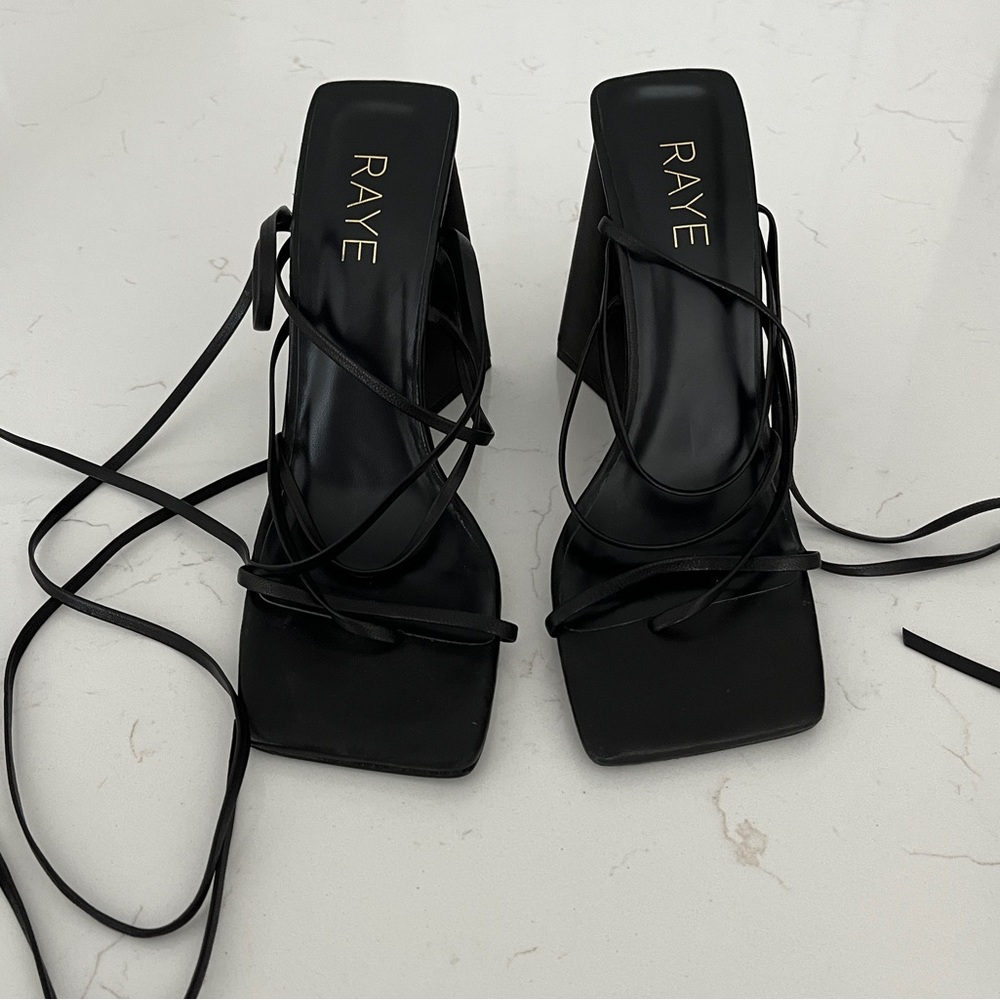 Raye strappy block heel